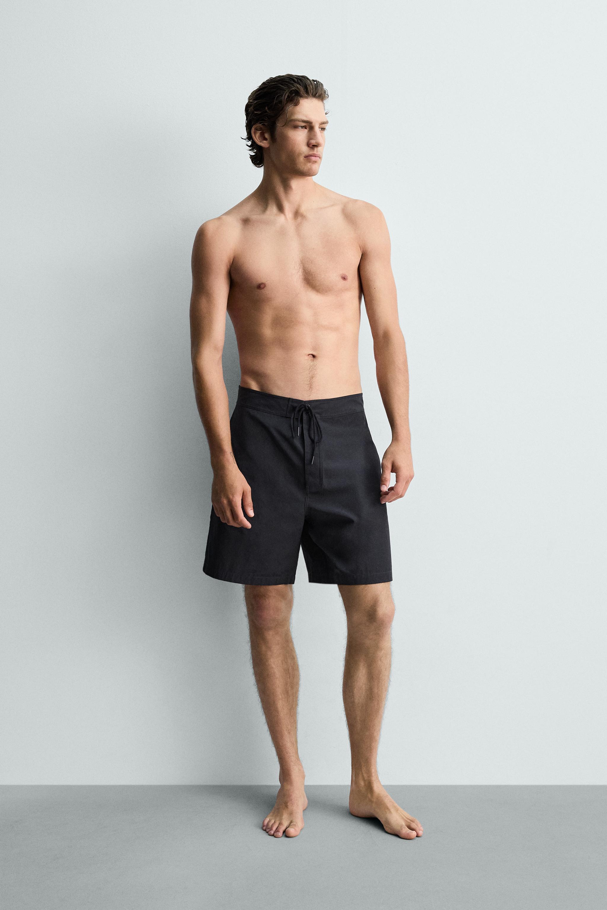 MAILLOT DE BAIN LONG À CORDON